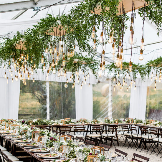 Interior of a Wedding Tent for rental