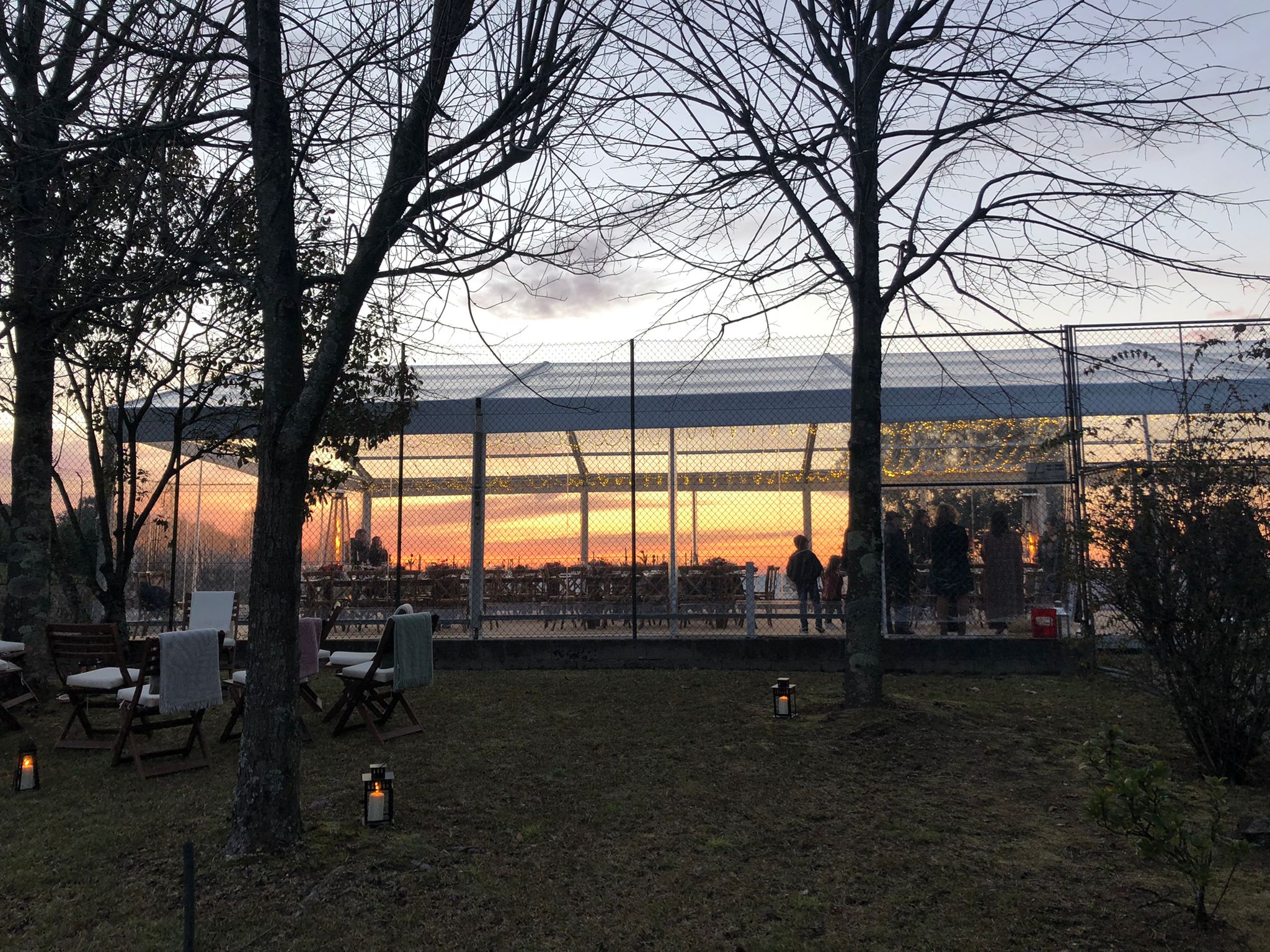 Tenda Duas Águas para evento privado - aniversário