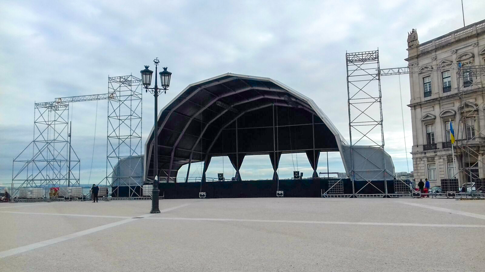 Orbital Stage for Eurovision Village