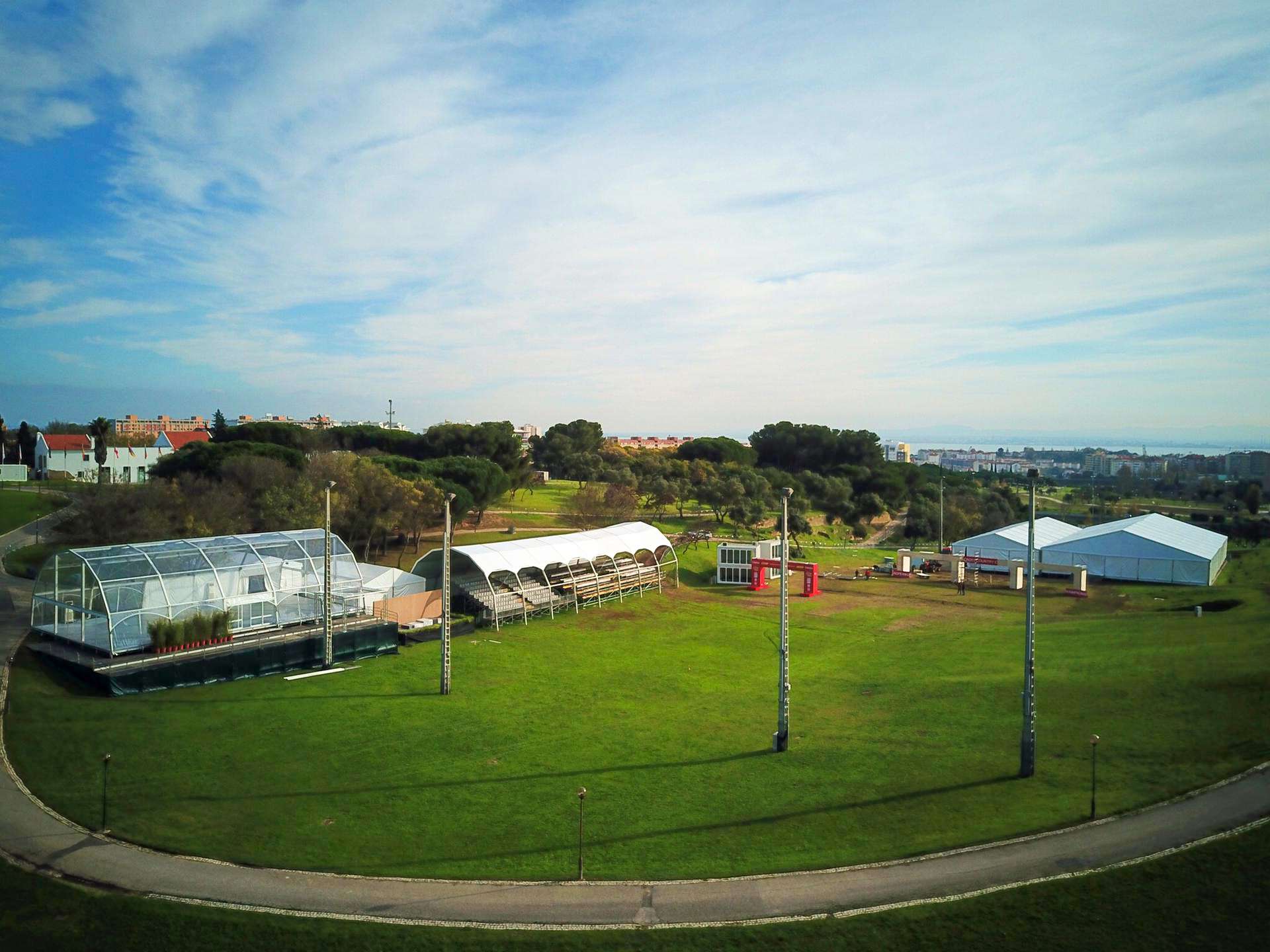 Tendas para evento desportivo em Lisboa