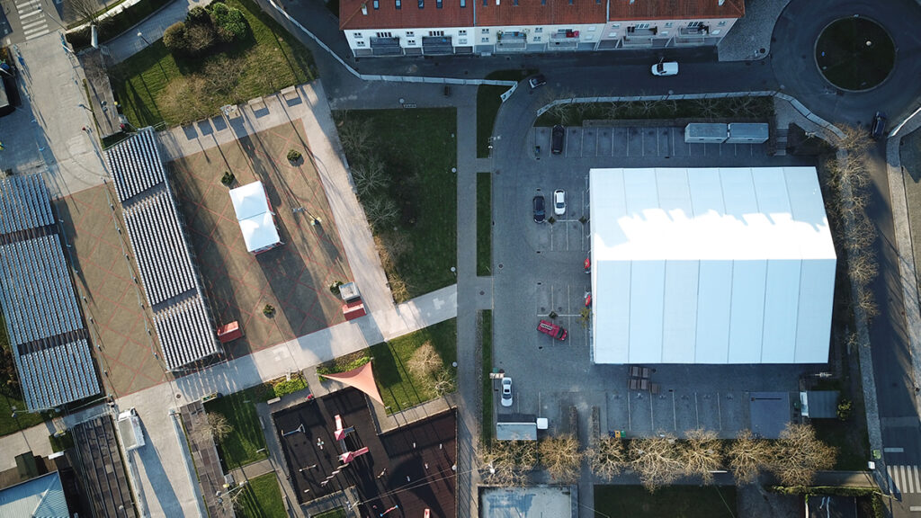 Tenda Duas Águas para evento