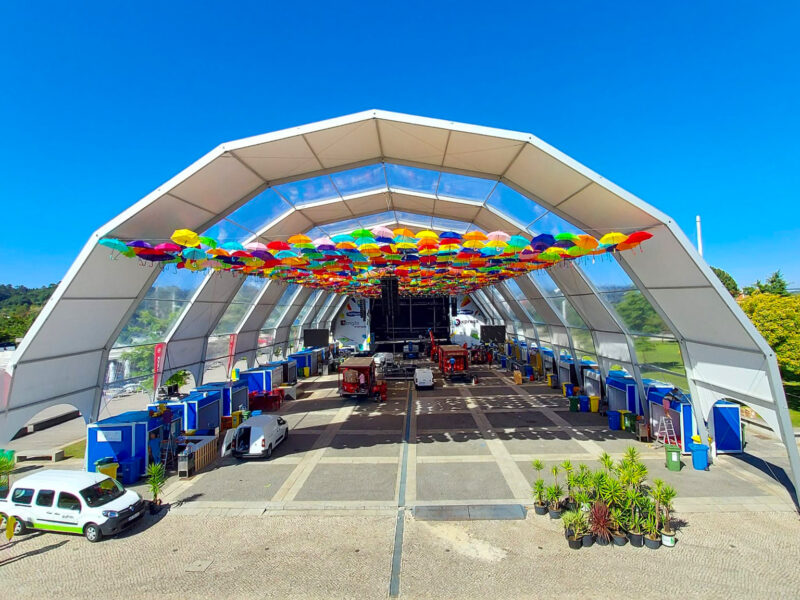 Tenda Igloo Poligonal para Evento Agitágueda